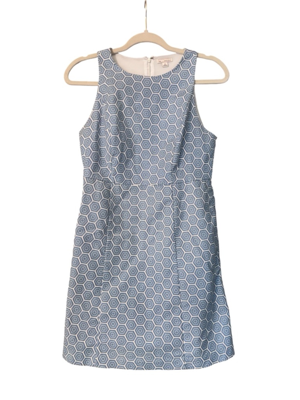 GAP Serena Geometric Printed Sleeveless Sheath Dress